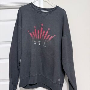 Black Champion Sweatshirt with Bud Select STL Design